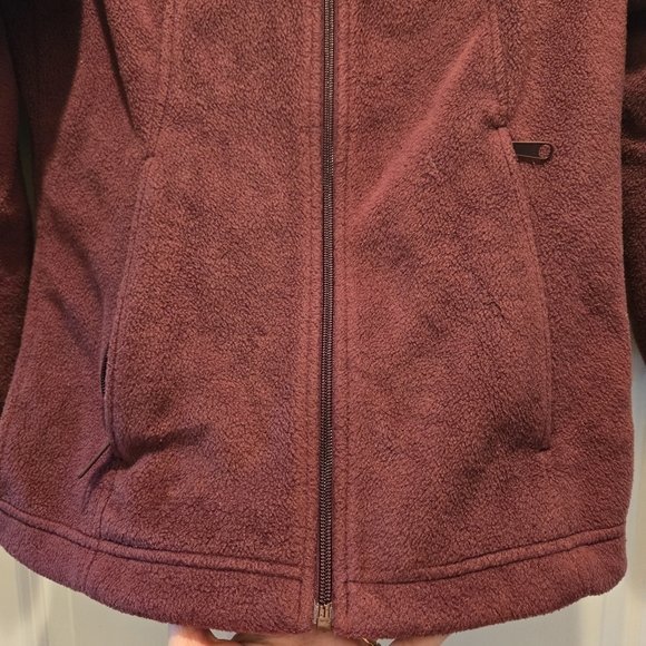 Columbia Benton Springs Women's Small Full Zip Fleece Jacket in Burgundy - Picture 8 of 12